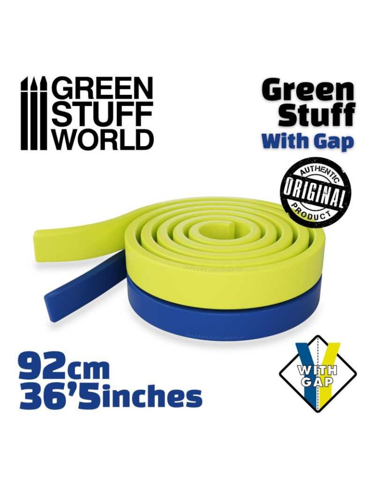 Green stuff tape 36,5 inches with gap