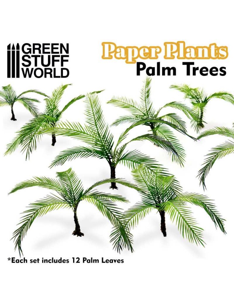 Paper plants - palm trees