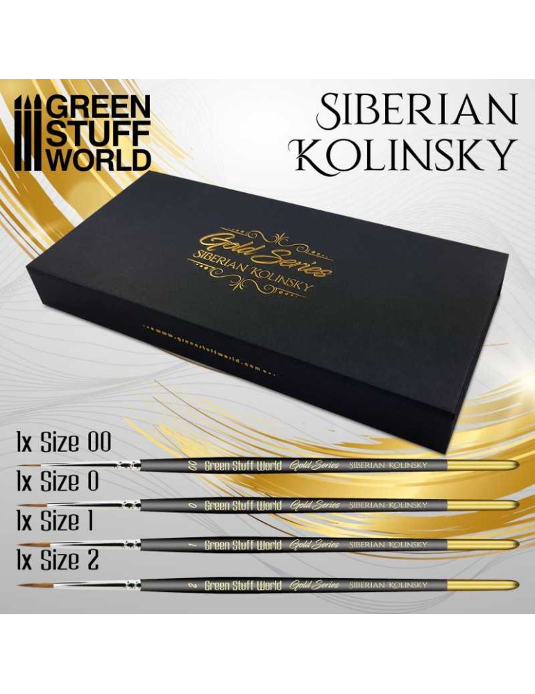 Premium brush set - gold series