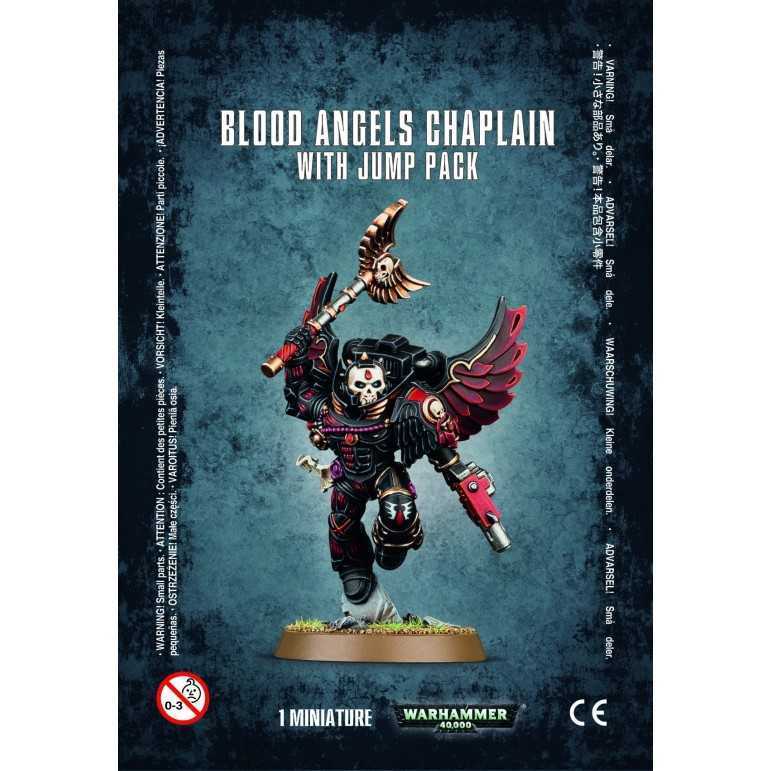 Blood angels chaplain with jump pack