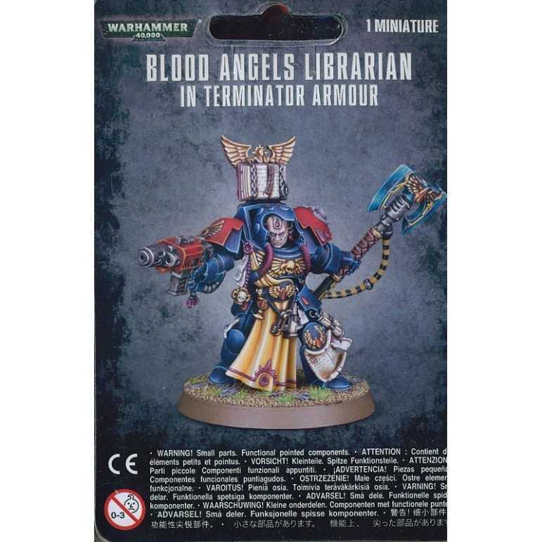 Blood angels librarian in terminator armour