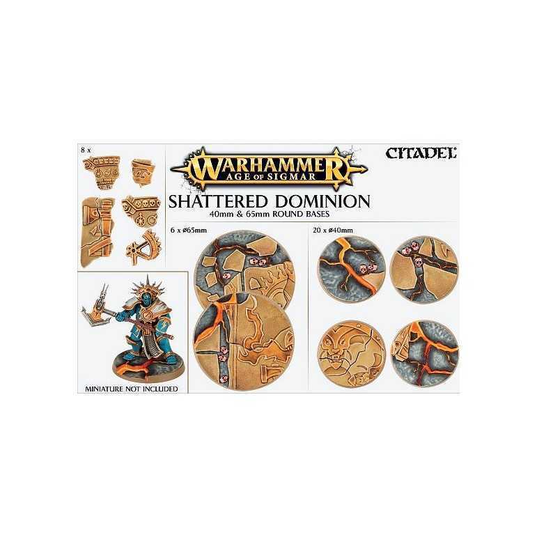 Shattered dominion 40mm & 65mm bases