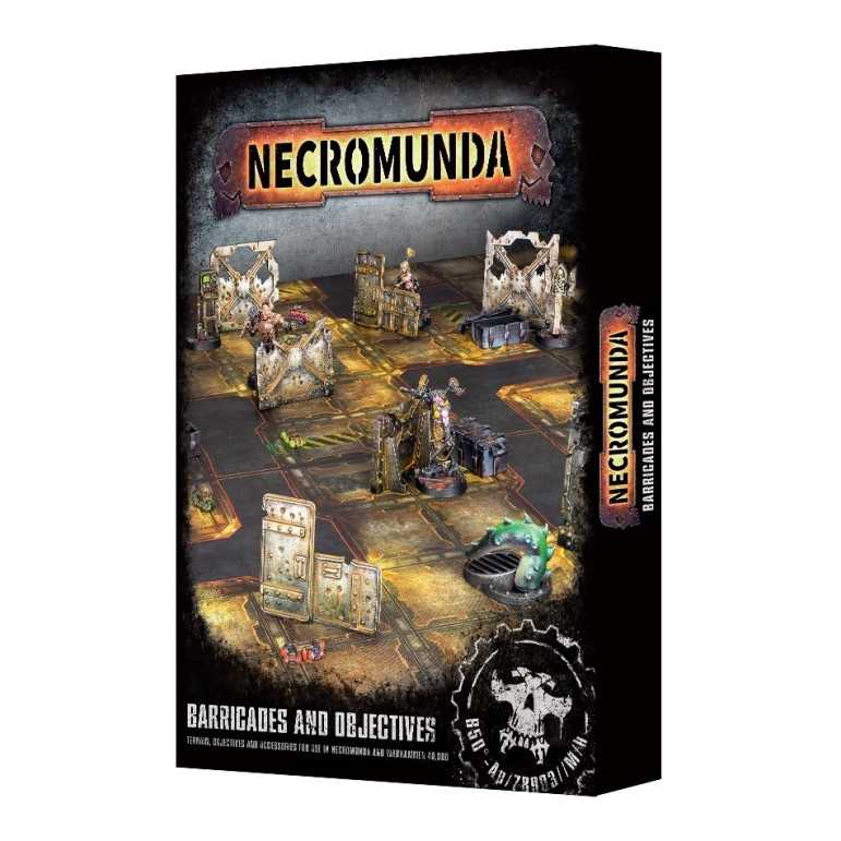 Necromunda barricades and objectives