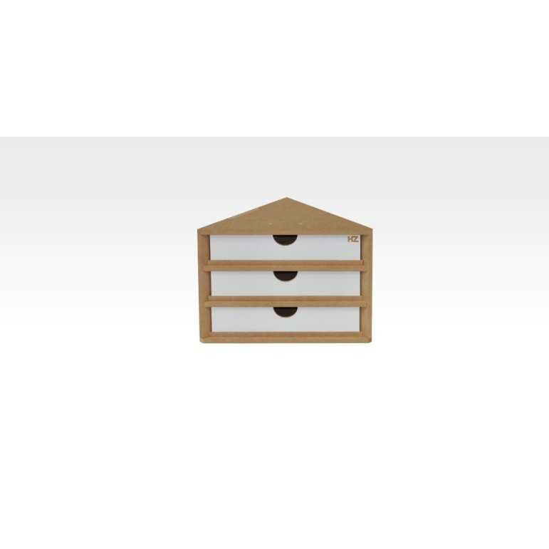 Ending corner drawers module