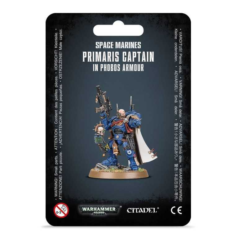 Primaris captain in phobos armour