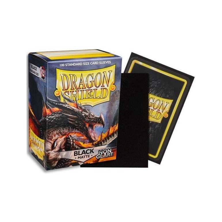 Dragon shield: black matte non glare 100pct