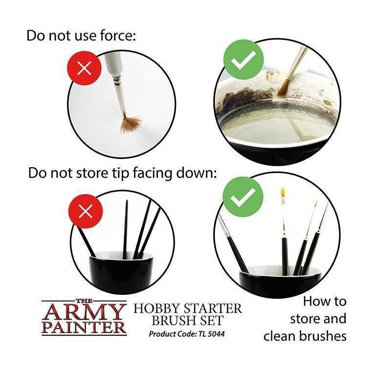 Hobby starter brush set