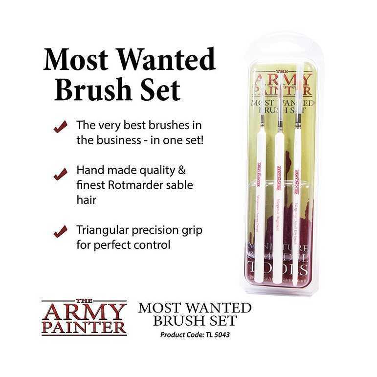 Army Painter - Most Wanted Brush Set