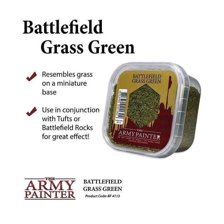 Battlefield grass green