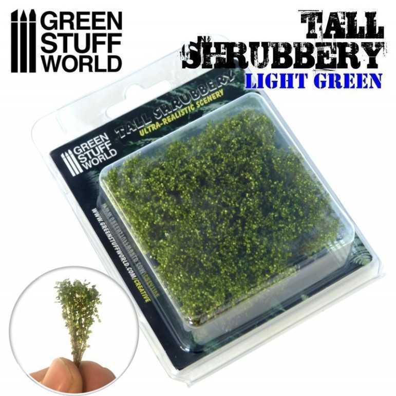 Tall shrubbery light green