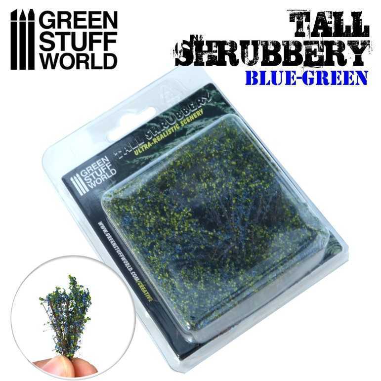 Tall shrubbery blue/green