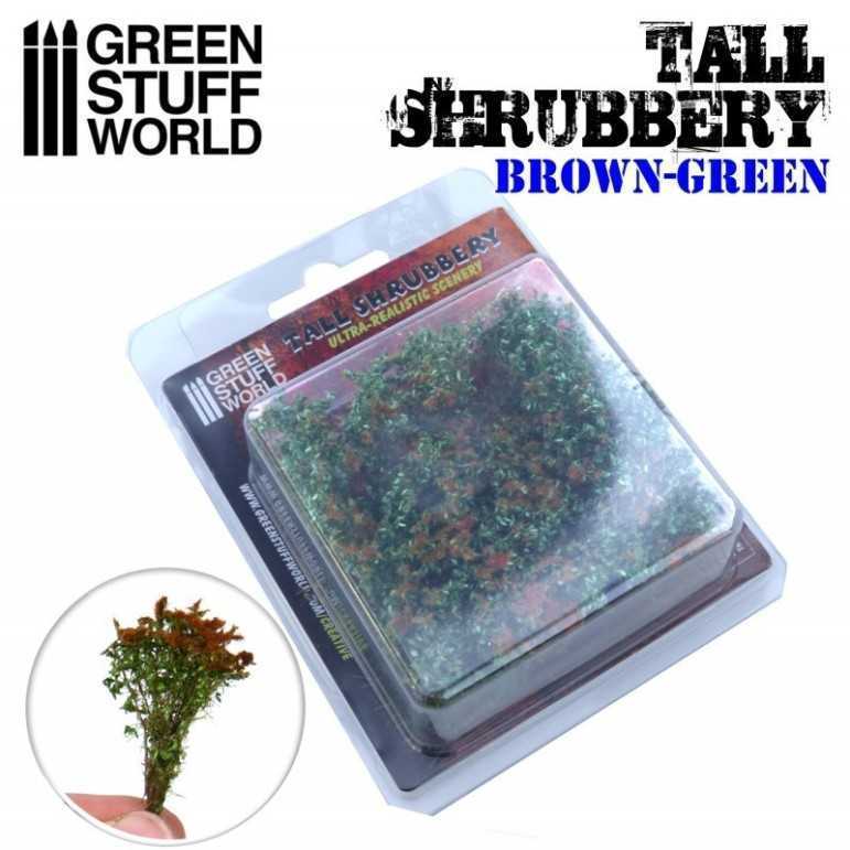 Tall shrubbery brown/green