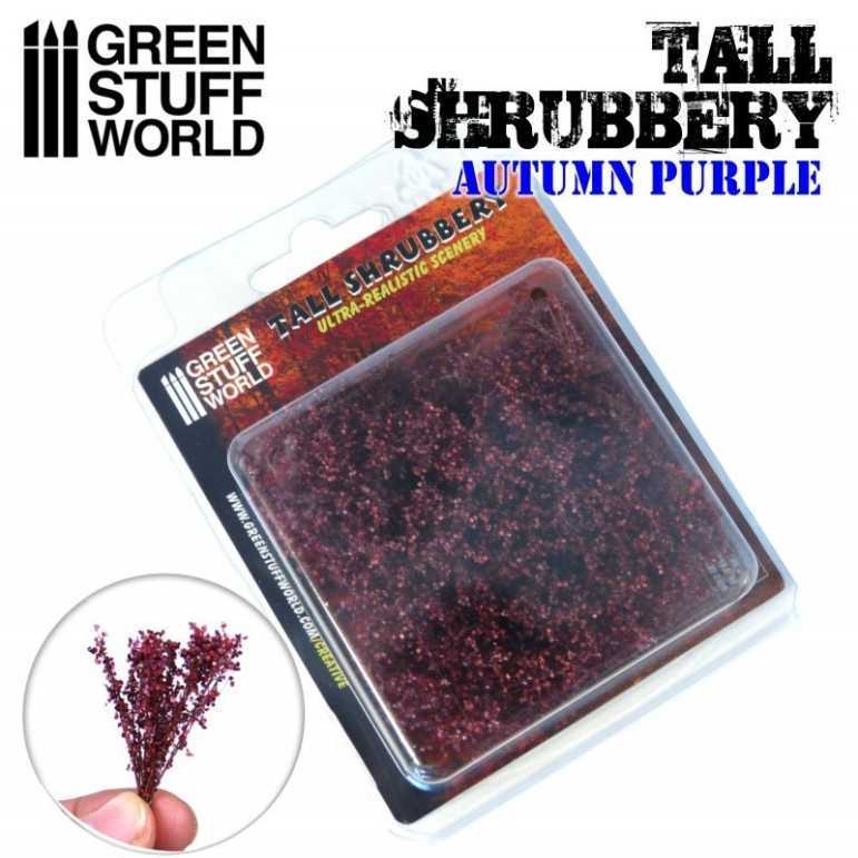 Tall shrubbery autumn purple