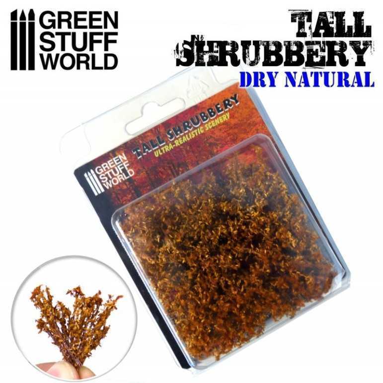 Tall shrubbery dry natural