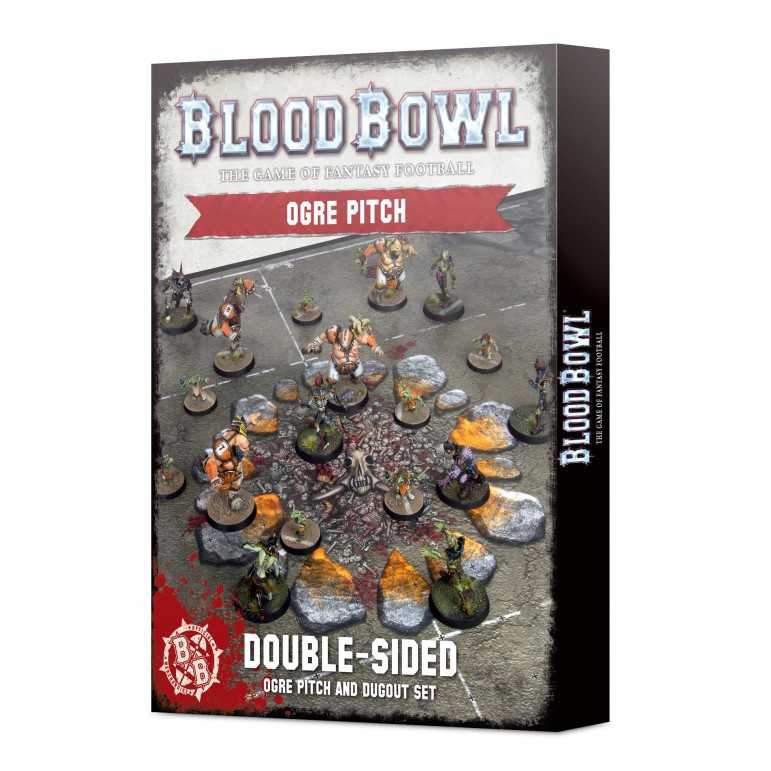 Blood bowl: ogre team pitch & dugouts