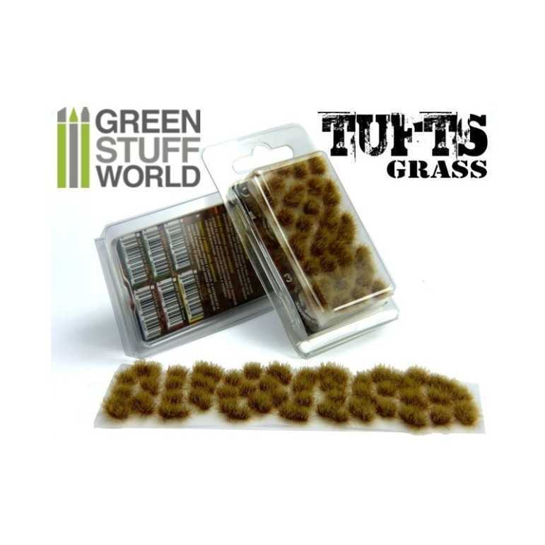 Grass tufts 6mm - dry brown