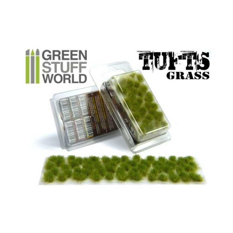 Grass tufts 6mm - realistic green