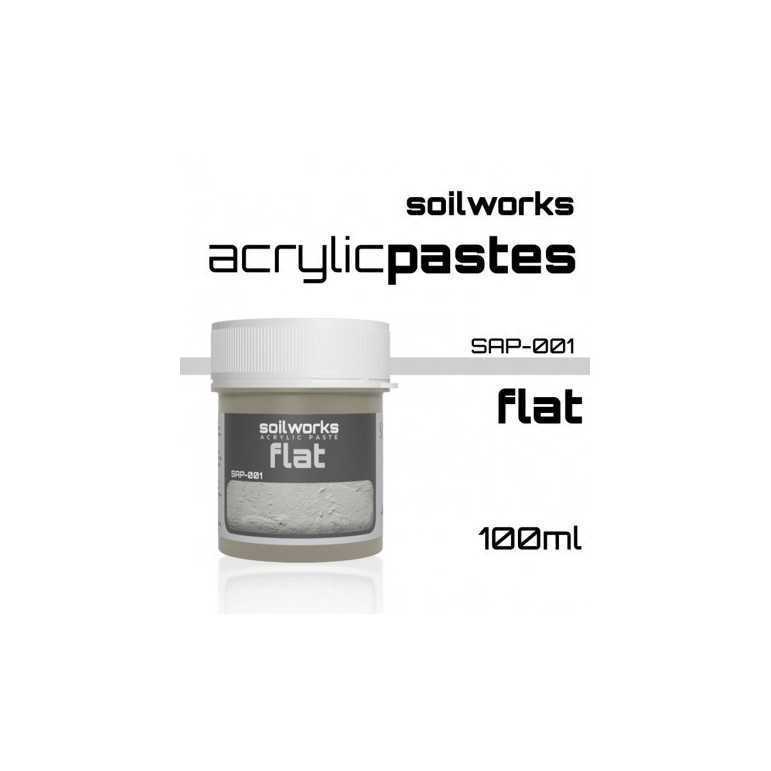 Acrylic paste flat