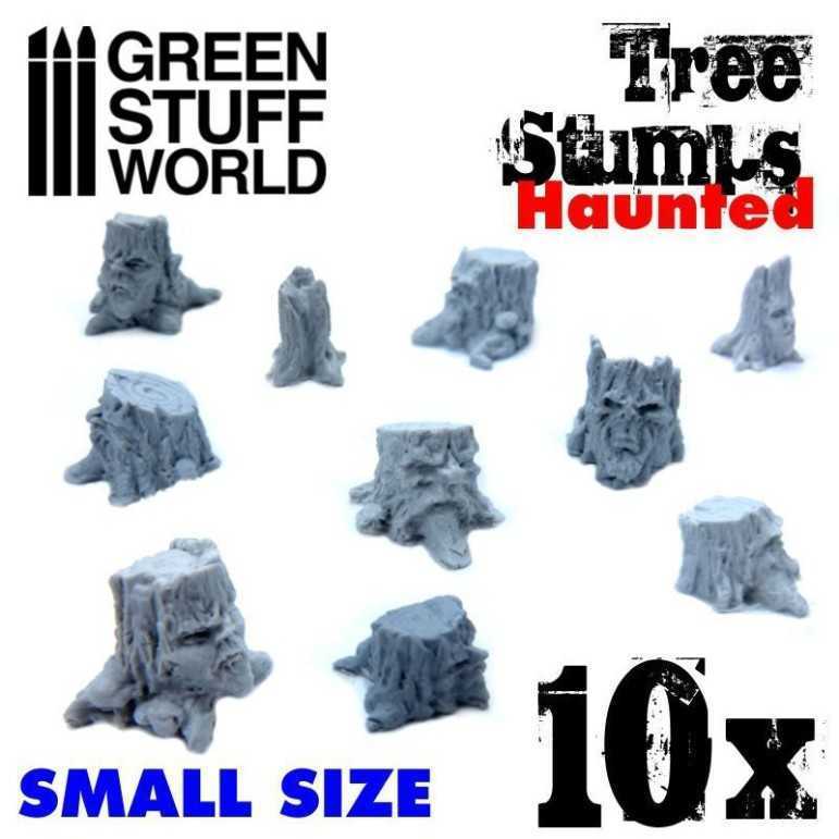 Small haunted tree stumps