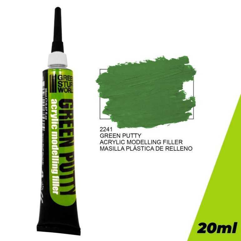 Putty acrylic modelling filler green