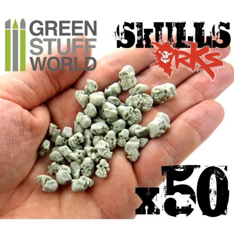 50 ork resin skulls