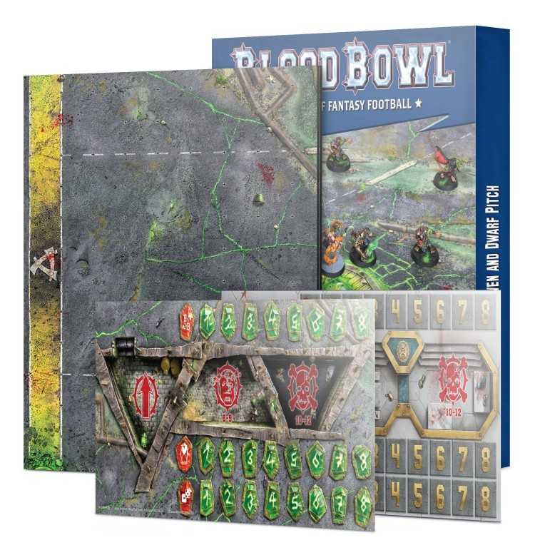 Blood bowl: skaven & dwarf pitch