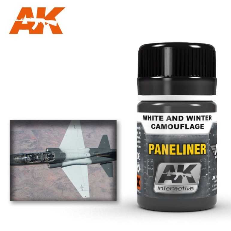 Paneliner for white and winter camouflage