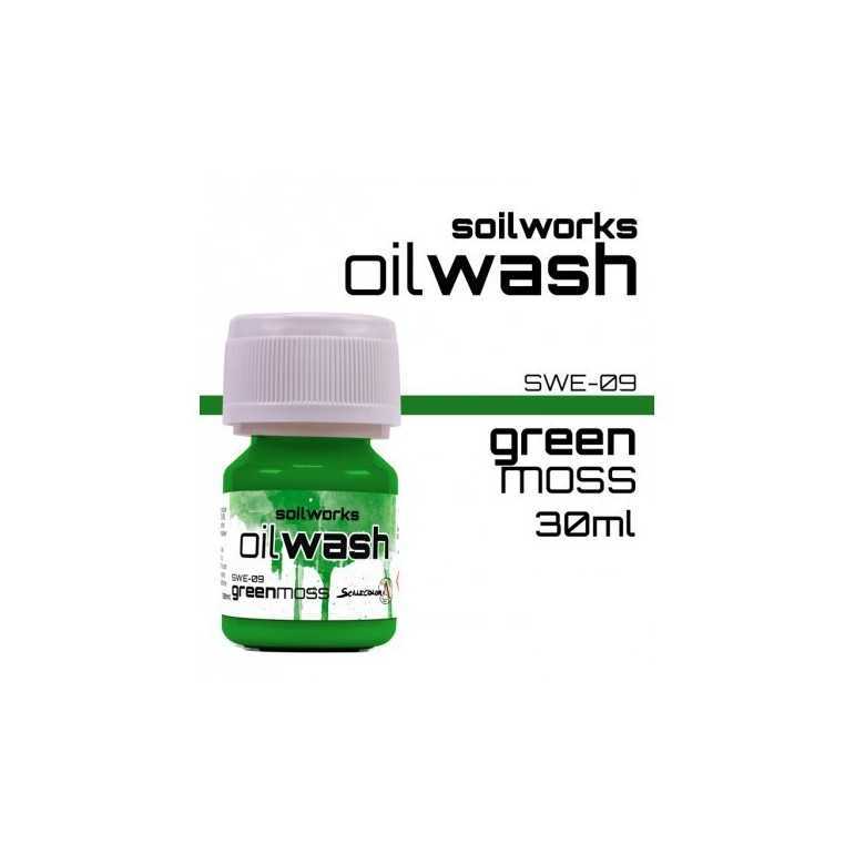 Oil wash greenmoss