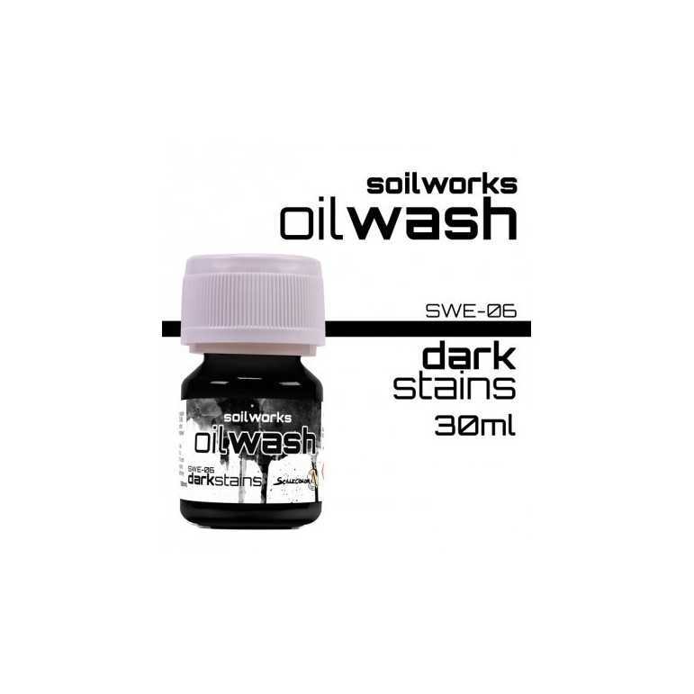 Oil wash dark stains