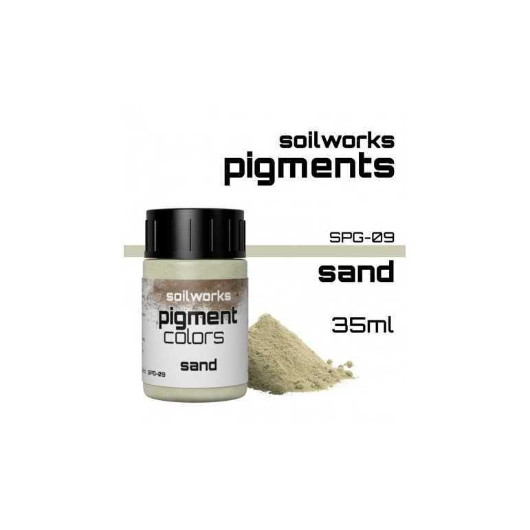 Pigment colors sand