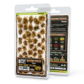 THORNY SCRUB 14MM SPIKY BURNT YELLOW