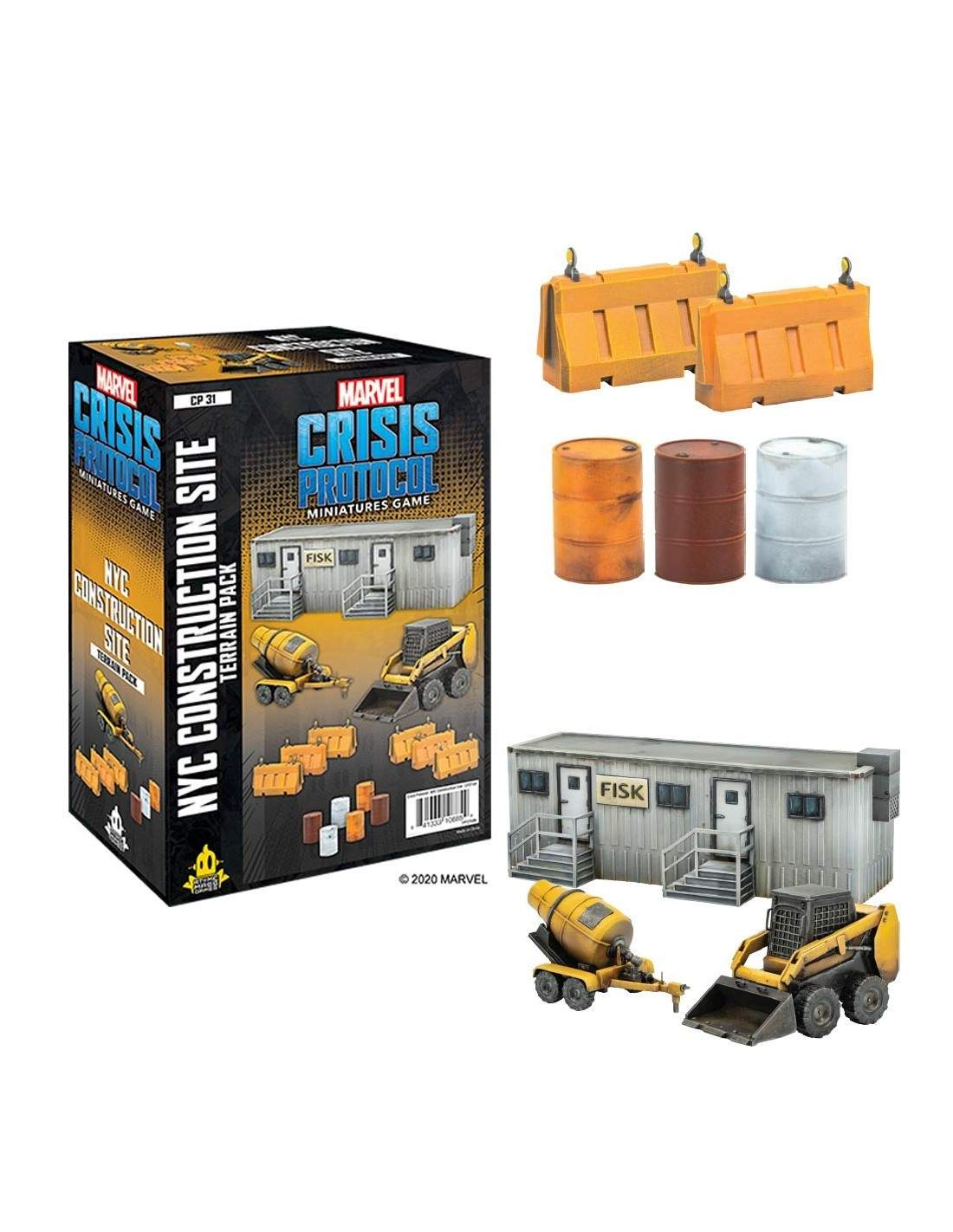MARVEL CRISIS NYC CONSTRUCTION SITE TERRAIN PACK