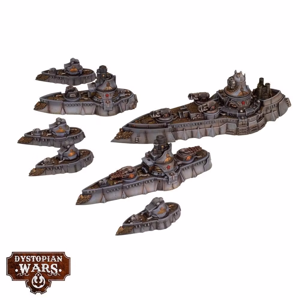 DYSTOPIAN WARS: BORODINO BATTLEFLEET SET - Bild 2