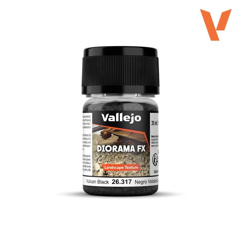 VALLEJO Vulcan Black 0.1-2 mm