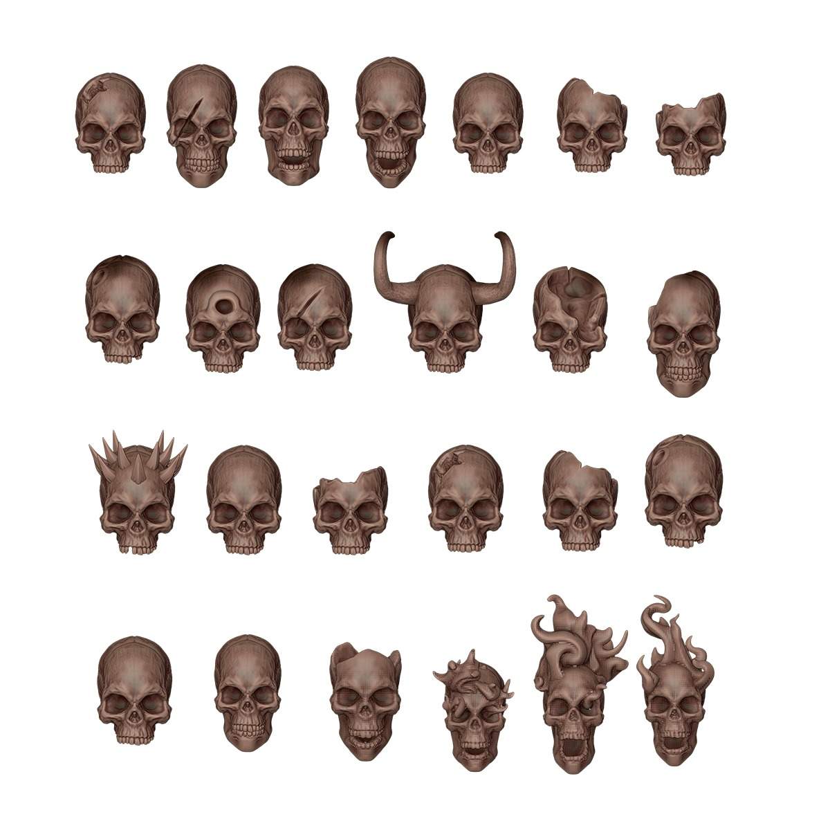AK BASING BITS - SKULLS - Bild 3