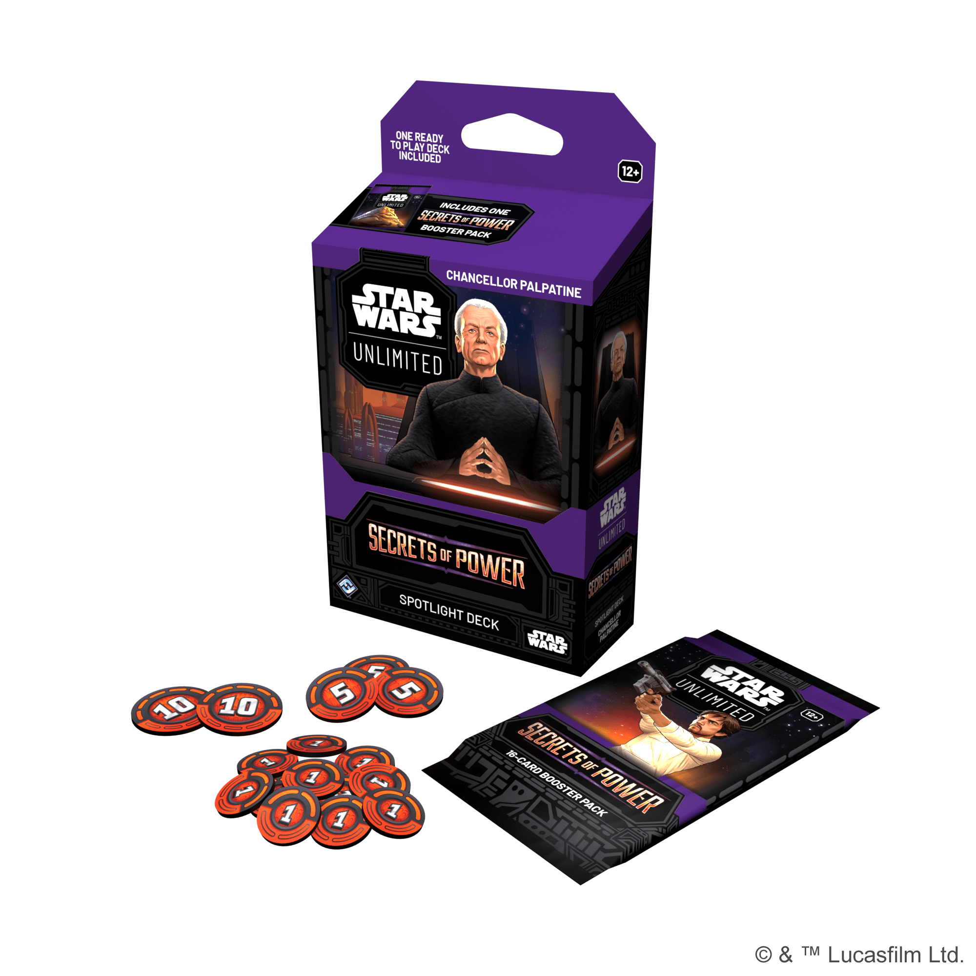 Star Wars: Unlimited - Secrets of Power Spotlight Deck Chancellor Palpatine