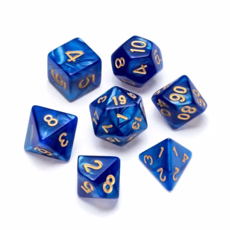 GREIFENFELS - PEARL SERIES: BLUE - NUMBERS: GOLD