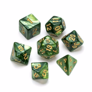 GREIFENFELS - PEARL SERIES: GREEN - NUMBERS: GOLD