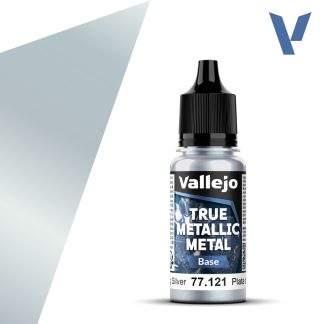 Vallejo True Metallic Metal: Sterling Silver (Base) (18ml)