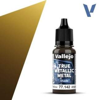 Vallejo True Metallic Metal: Radiant Yellow (Shade) (18ml)