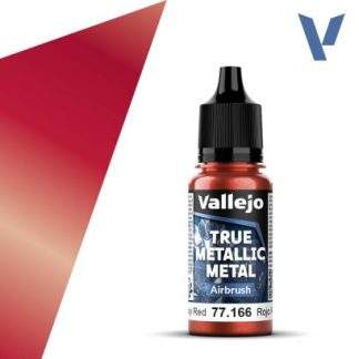 Vallejo True Metallic Metal: Ruby Red (Airbrush) (18ml)