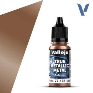 Vallejo True Metallic Metal: Rusty Metal (Airbrush) (18ml)