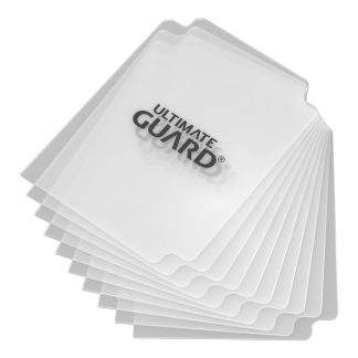 ULTIMATE GUARD CARD DIVIDERS STANDARD SIZE (10) - TRANSPARENT