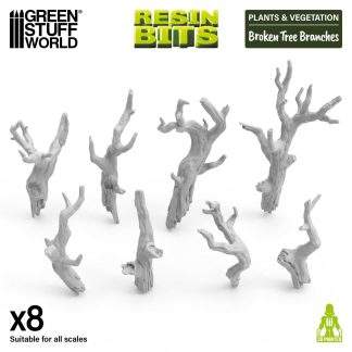 3D Printed - Broken Tree Branches