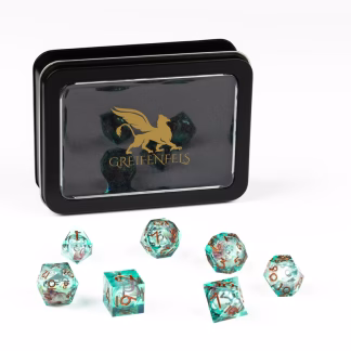 GREIFENFELS - RAZOR SERIES: GLITTER CORE DRAGON, GREEN, COPPER NUMBERS