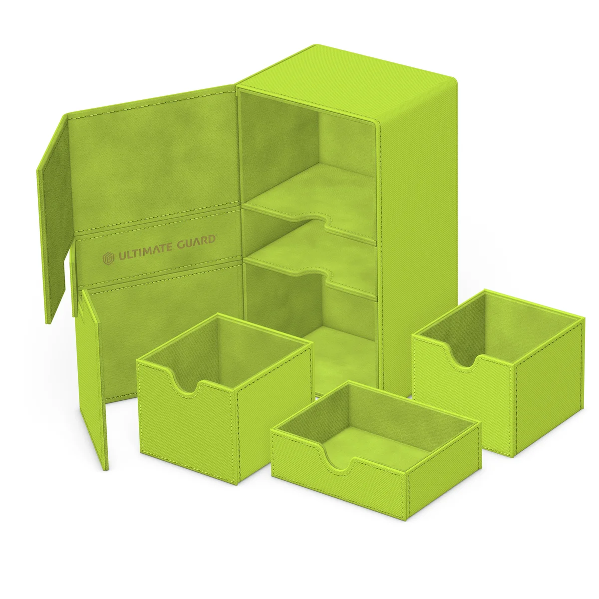 ULTIMATE GUARD TWIN FLIP'N'TRAY 200+ XENOSKIN "SUMMER EDITION 2025" - LIME - Bild 2